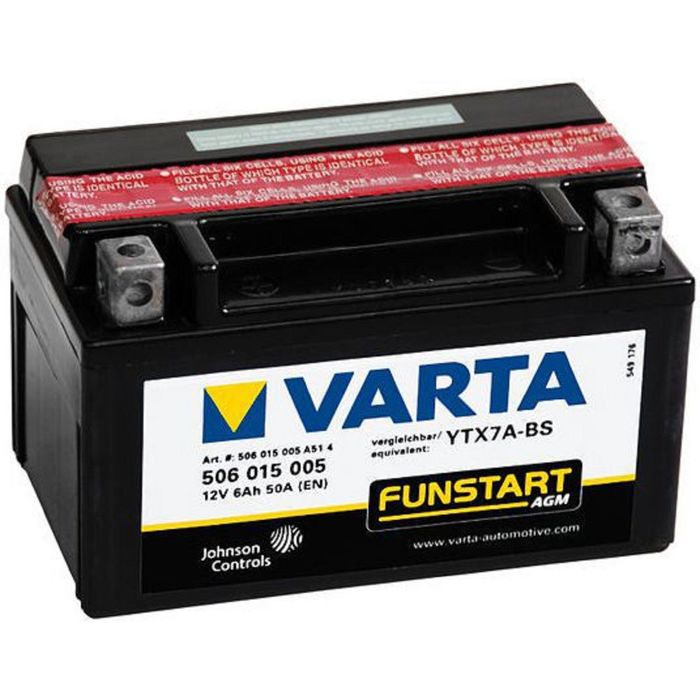 Аккумулятор МОТОЦИКЛЕТНЫЙ VARTA 506 015 005 A514